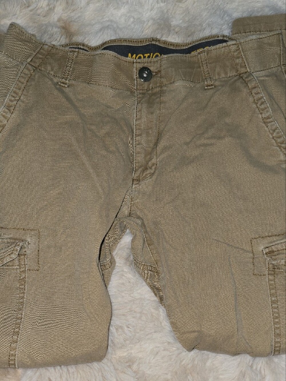 Lee Men's Regular Fit Straight Leg Tan Cargo Pants 32 X 30 - Picture 2 of 6
